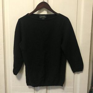 Ralph Lauren Black Cashmere Sweater